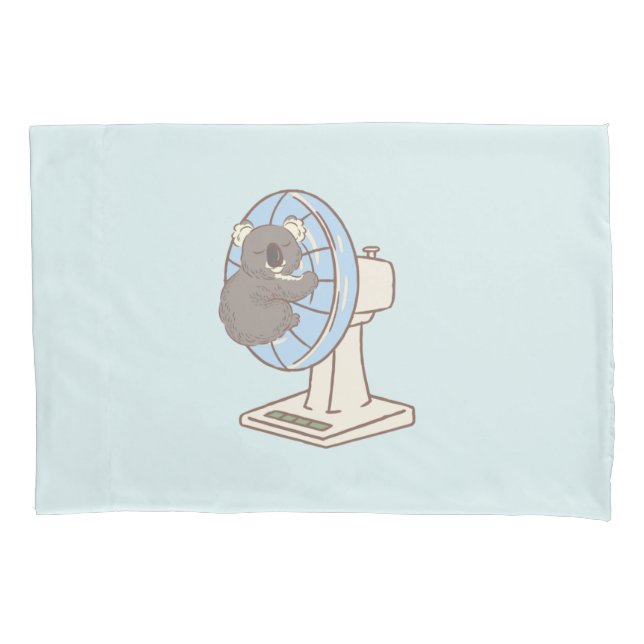 Koala Cooling Down Kissenbezug (Vorderseite)