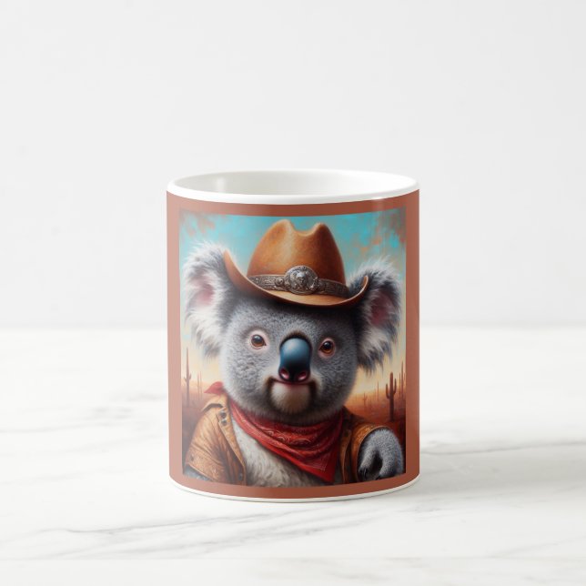 Koala Cowboy Kaffeetasse (Mittel)