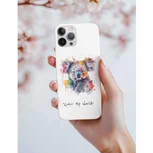 Koala Cuddles in Color, benutzerdefiniert Case-Mate iPhone Hülle