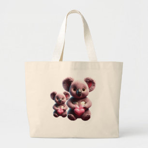 Koala Cuddles: Jumbo Tote Bag Stoffbeutel