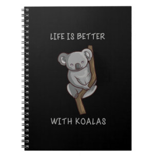 Koala - Das Leben ist besser mit Koalas Notizblock