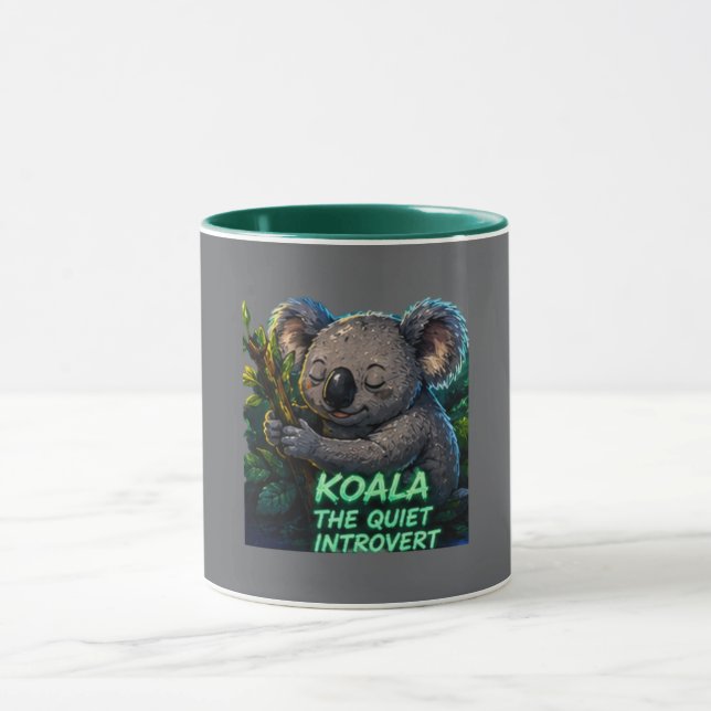 Koala Der Stille Introvertierte Becher Tasse (Zentrum)