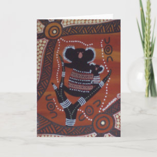 Koala Dreaming Card mit Dreamtime Story Karte