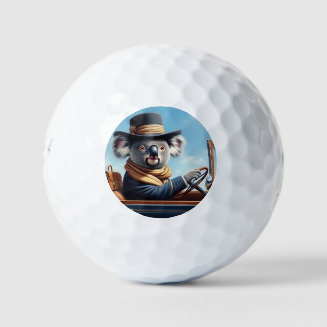 Koala Driving Golfball (Vorderseite)
