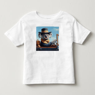 Koala Driving Kleinkind T-shirt