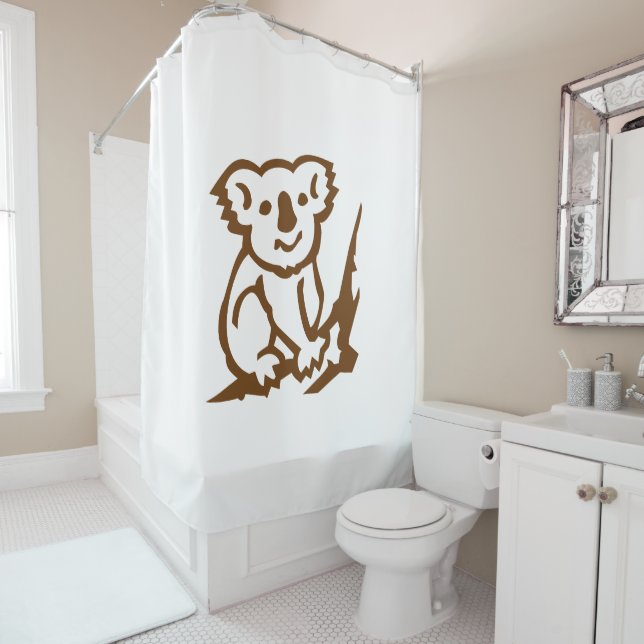 Koala Duschvorhang (Beispiel)