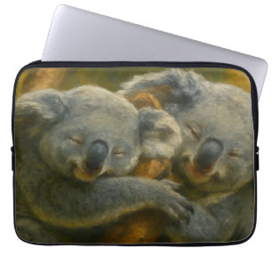 Koala Embrace - Zender Wildlife Moment Laptopschutzhülle