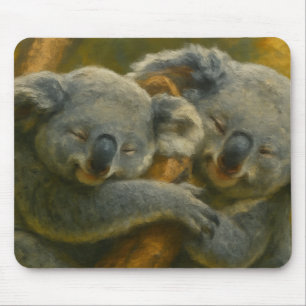 Koala Embrace - Zender Wildlife Moment Mousepad