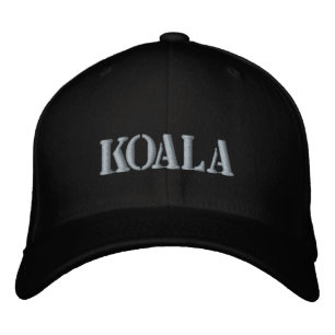 KOALA EMBROIDERED BASEBALL HAT BESTICKTE BASEBALLKAPPE