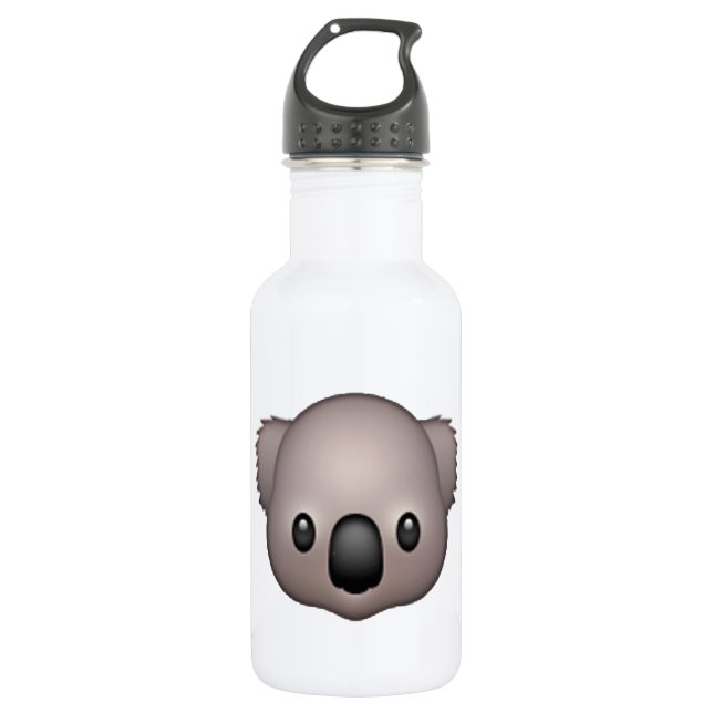 Koala - Emoji Edelstahlflasche (Vorderseite)
