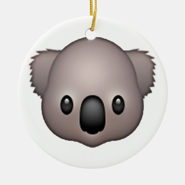Koala - Emoji Keramik Ornament (Vorne)