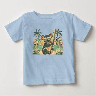 Koala entspannt am Strand – Tropische Sommerstimmu Baby T-shirt