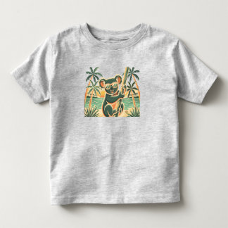 Koala entspannt am Strand – Tropische Sommerstimmu Kleinkind T-shirt