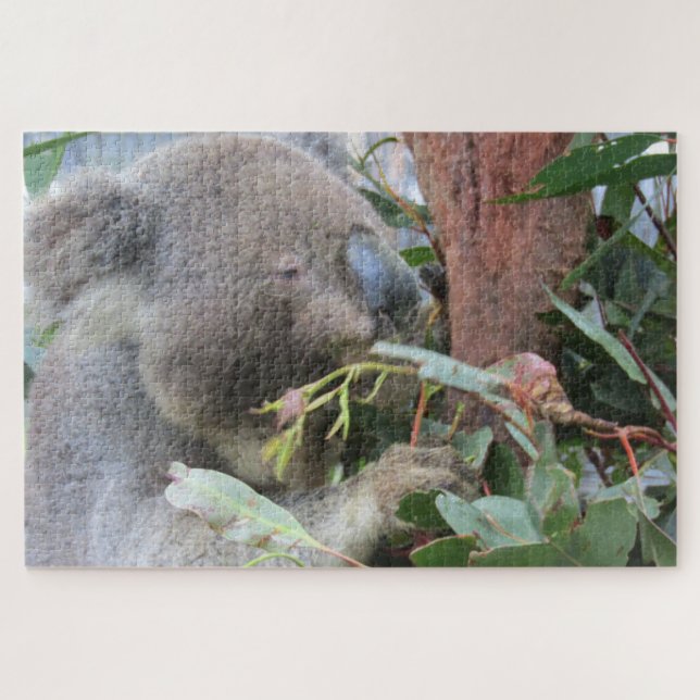 Koala-Essen Puzzle (Horizontal)