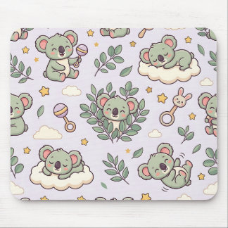 Koala-Eukalyptus-Baby-Shower-Mauspad Mousepad