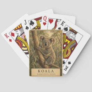 Koala Eukalyptuswald VINTAGE Spielkarten
