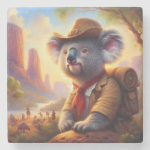 Koala Explorer Steinuntersetzer