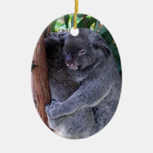 Koala-Familien-Verzierung Keramikornament
