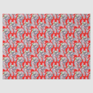 Koala Family Red Christmas Seidenpapier