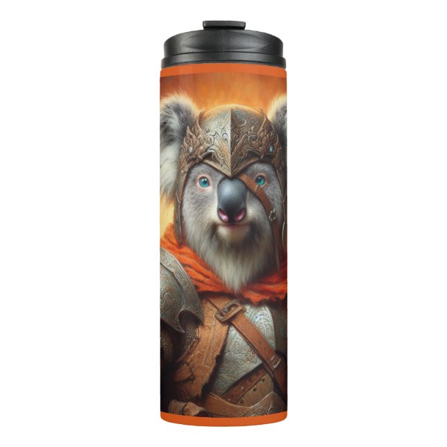 Koala Fantasy Warrior Thermosbecher (Vorderseite)