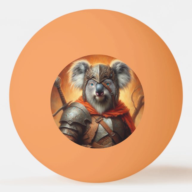 Koala Fantasy Warrior Tischtennisball (Vorderseite)