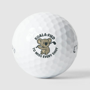 Koala Fied zu verpassen jeden Shot Golf Ball