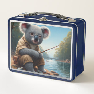 Koala Fishing Metall Brotdose