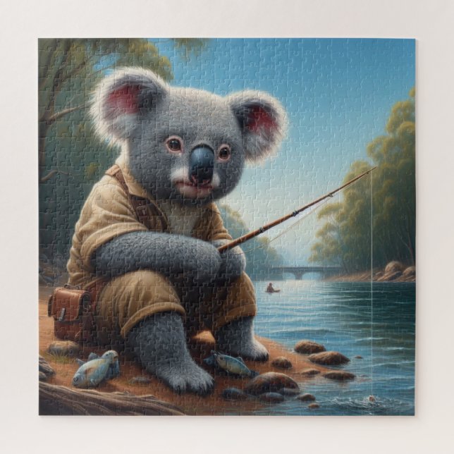 Koala Fishing Puzzle (Vertikal)