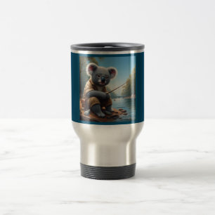 Koala Fishing Reisebecher