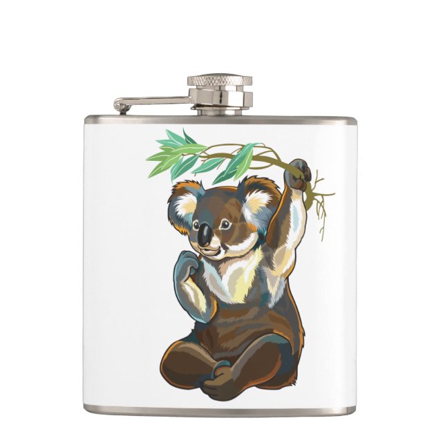 Koala Flachmann (Vorderseite)