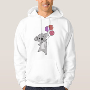 Koala fliegt mit Balloons süße Tiere Kinder Hoodie