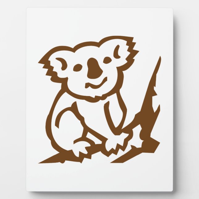 Koala Fotoplatte (Vorderseite)