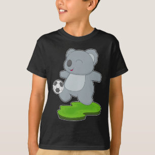 Koala Fußballspieler Fußball T-Shirt