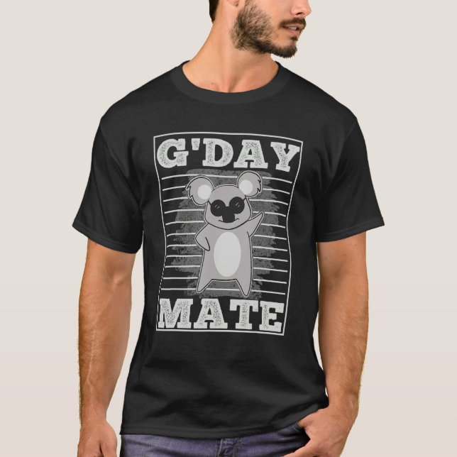 Koala G Day Mate GDay Australian Aussie T-Shirt (Vorderseite)