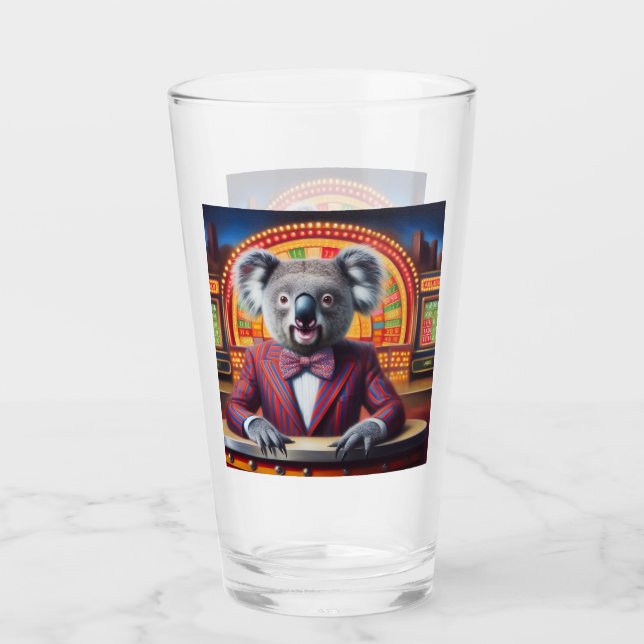 Koala Game Show Host Glas (Vorderseite)