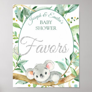 Koala Gender Neutral Baby Duwer Favoriten Poster