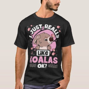 Koala Girl, die Koalas Bear Liebe T-Shirt