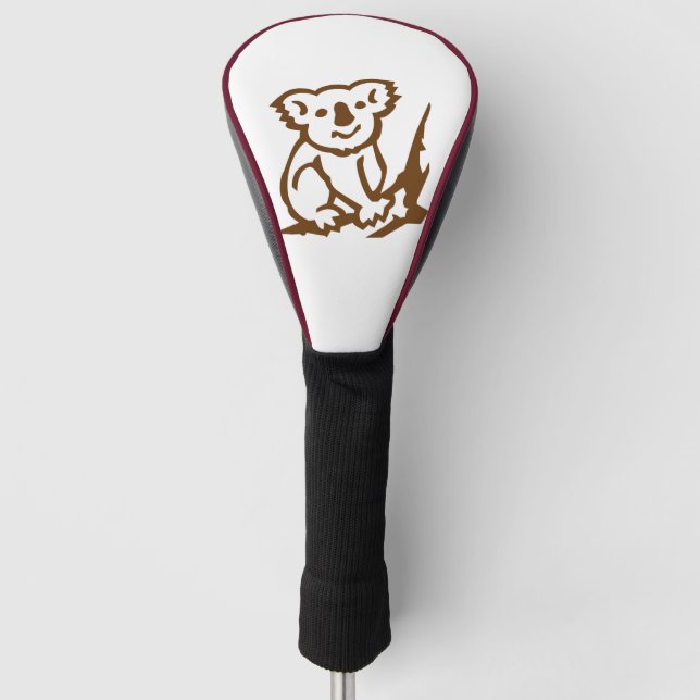 Koala Golf Head Covers Headcover (Vorderseite)