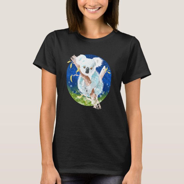 Koala Grafik Frauen Koala T-Shirt (Vorderseite)
