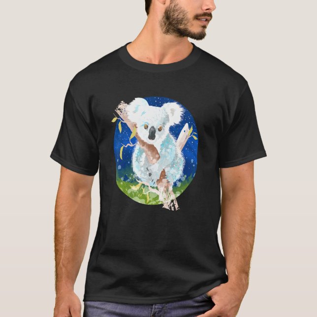 Koala Grafik Frauen Koala T-Shirt (Vorderseite)