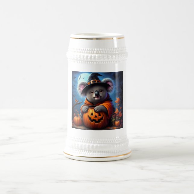Koala Halloween-Kostüm Bierglas (Mittel)