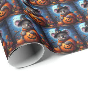 Koala Halloween-Kostüm Geschenkpapier