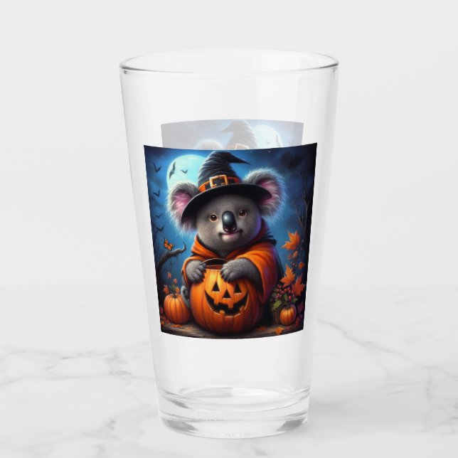 Koala Halloween-Kostüm Glas (Vorderseite)