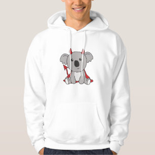 Koala Halloween Niedlicher Teufel Kinder Hexen Kos Hoodie