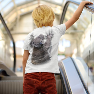 Koala Hang auf dem Niedlichen Bär Australien Tier Baby T-shirt