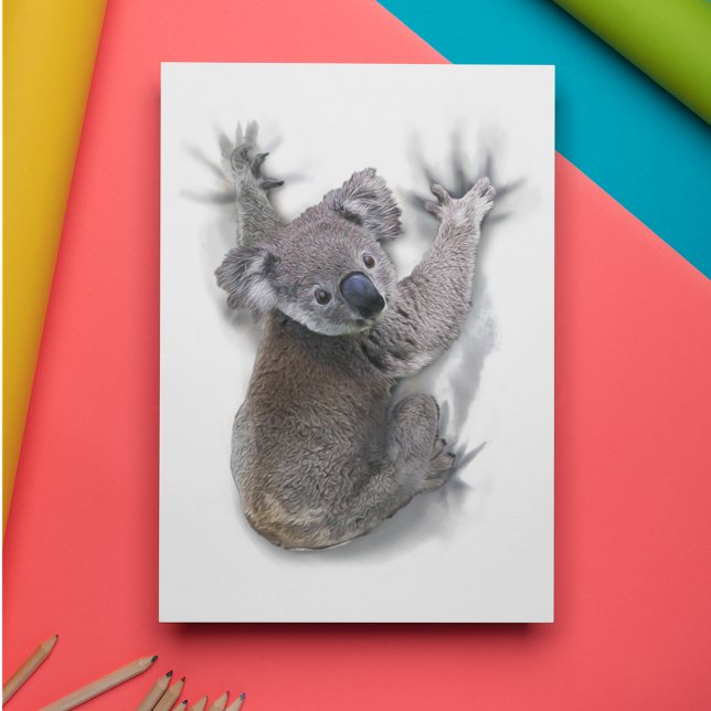 Koala Hang auf dem Niedlichen Bär Australien Tier Postkarte (Von Creator hochgeladen)