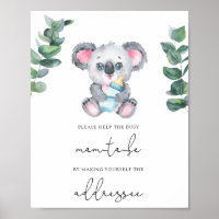 Koala /Helfen Sie der betrieblichen Mama, einen Um