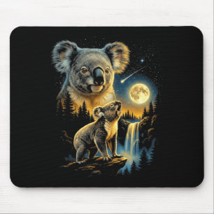 Koala heult zum Mond Meme lustig 90er Koala Mousepad