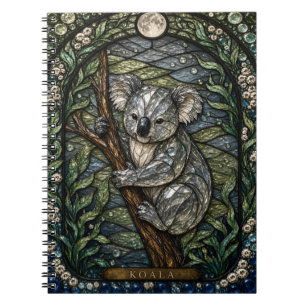 Koala High Canopy Illumina Buntglas Notizblock