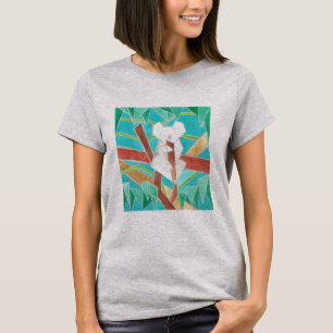 Koala im Baum Original Abstract Art T-Shirt